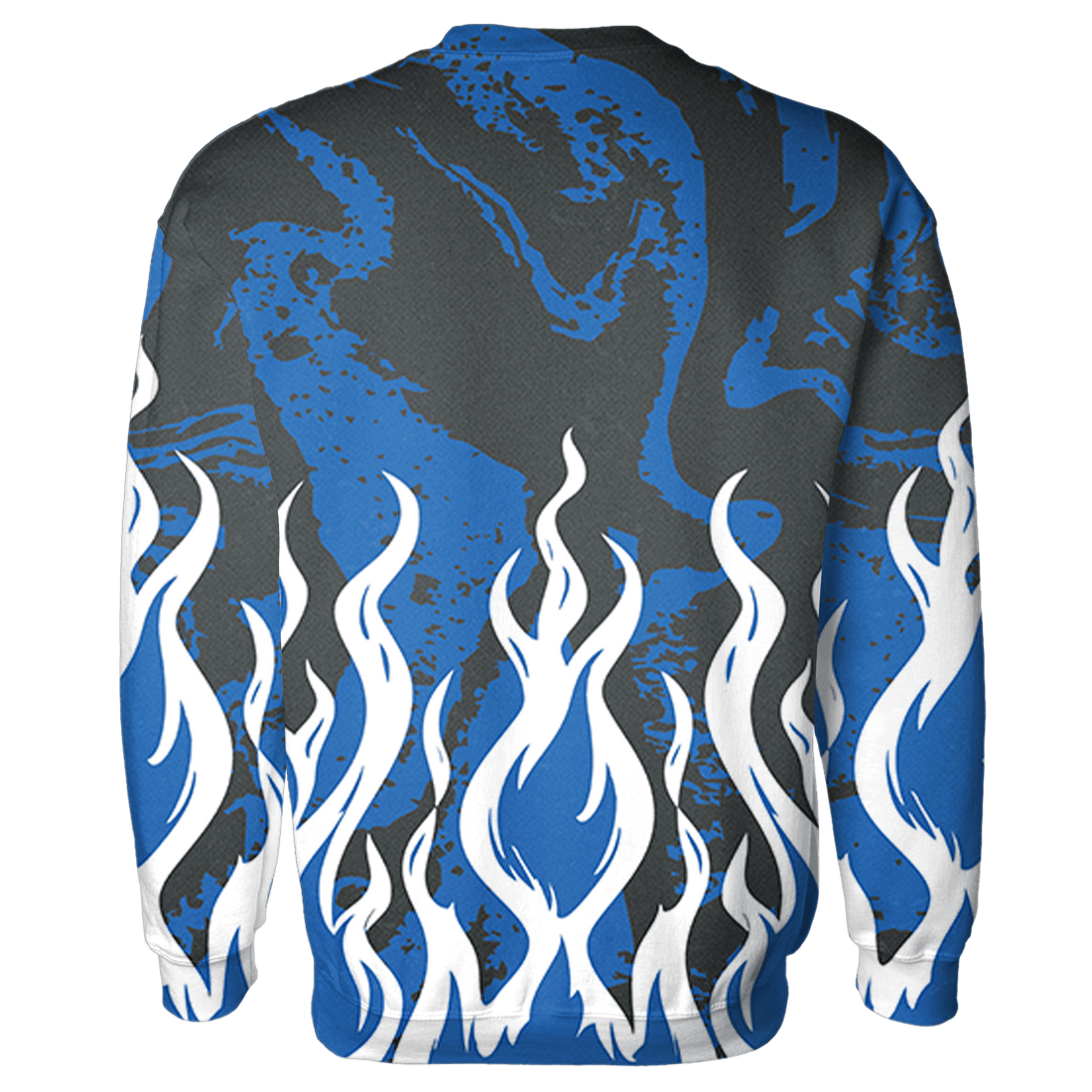 Royal Reimagined 1s Sweatshirt Match BER Burn Fear 3D All-Over Print - NastyJamz