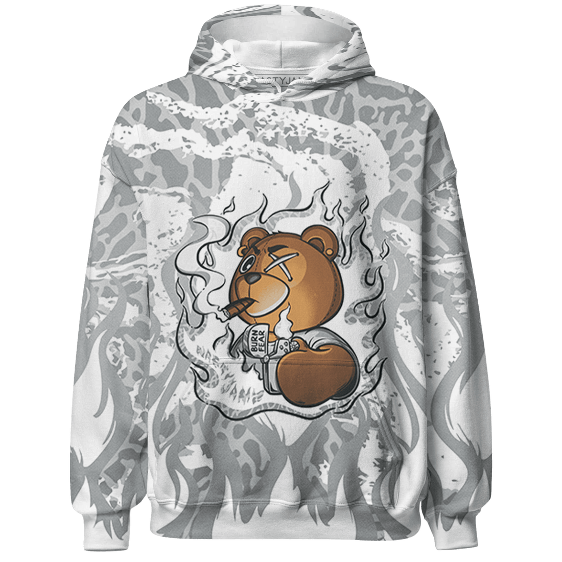 Craft Ivory 3s Hoodie Match BER Burn Fear 3D All-Over Print - NastyJamz