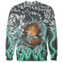 Green Glow 3s Sweatshirt Match BER Burn Fear 3D All-Over Print - NastyJamz