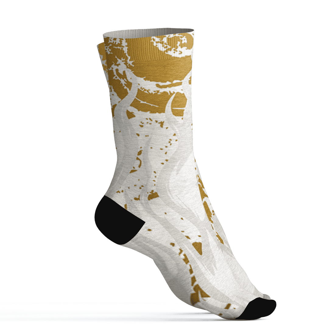 Sail 4s Socks Match BER Burn Fear 3D All-Over Print - NastyJamz
