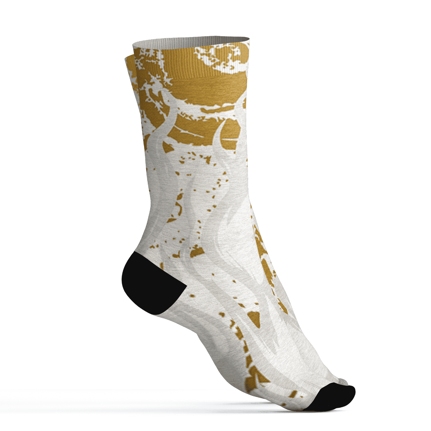 Sail 4s Socks Match BER Burn Fear 3D All-Over Print - NastyJamz