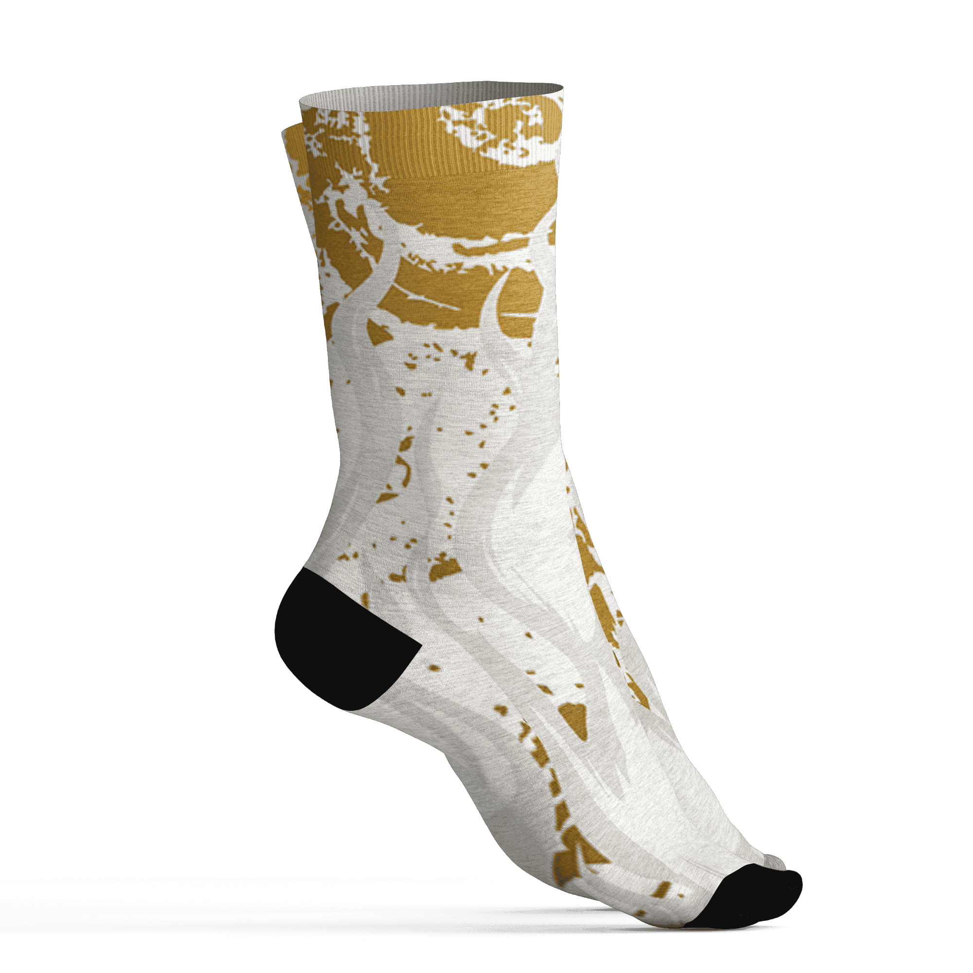Sail 4s Socks Match BER Burn Fear 3D All-Over Print - NastyJamz
