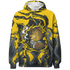 Thunder 4s Hoodie Match BER Burn Fear 3D All-Over Print - NastyJamz