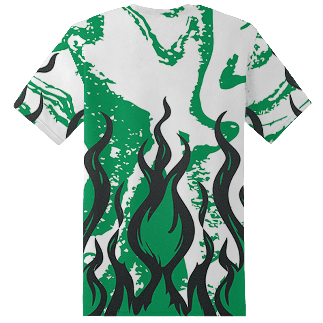 Lucky Green 5s T Shirt Match BER Burn Fear 3D All-Over Print - NastyJamz