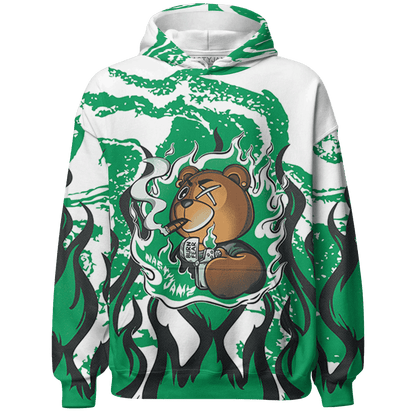 Lucky Green 5s Hoodie Match BER Burn Fear 3D All-Over Print - NastyJamz