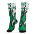 Lucky Green 5s Socks Match BER Burn Fear 3D All-Over Print - NastyJamz