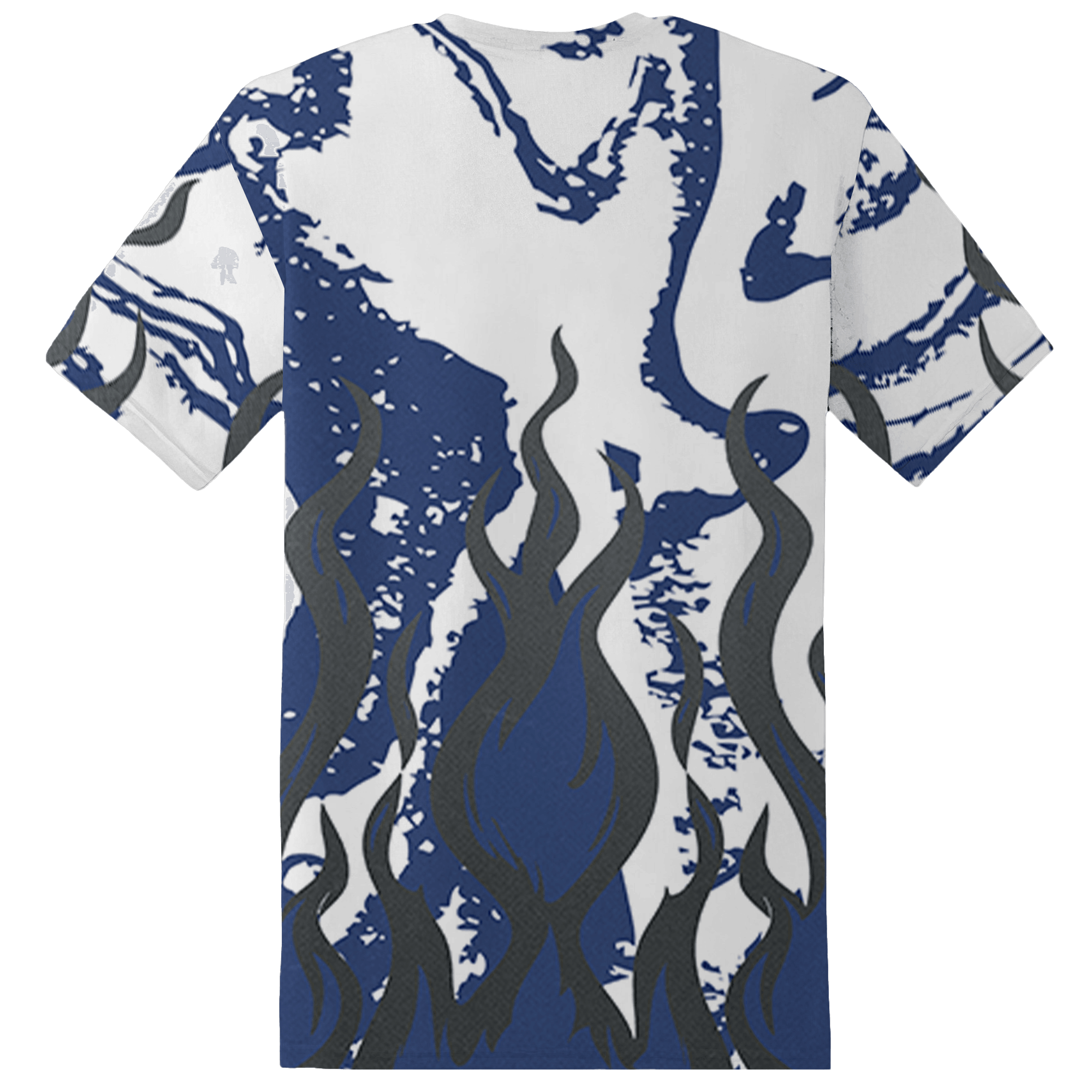 Midnight Navy 5s T Shirt Match BER Burn Fear 3D All-Over Print - NastyJamz