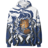 Midnight Navy 5s Hoodie Match BER Burn Fear 3D All-Over Print - NastyJamz