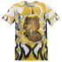 Yellow Ochre 6s T Shirt Match BER Burn Fear 3D All-Over Print - NastyJamz