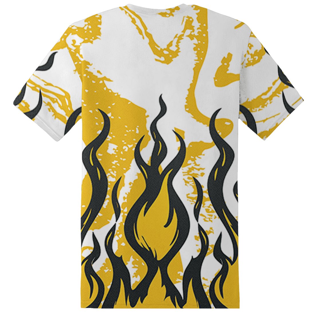 Yellow Ochre 6s T Shirt Match BER Burn Fear 3D All-Over Print - NastyJamz