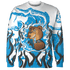 Powder Blue 9s Sweatshirt Match BER Burn Fear 3D All-Over Print - NastyJamz