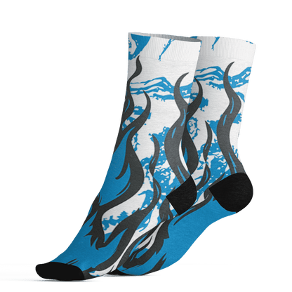 Powder Blue 9s Socks Match BER Burn Fear 3D All-Over Print - NastyJamz