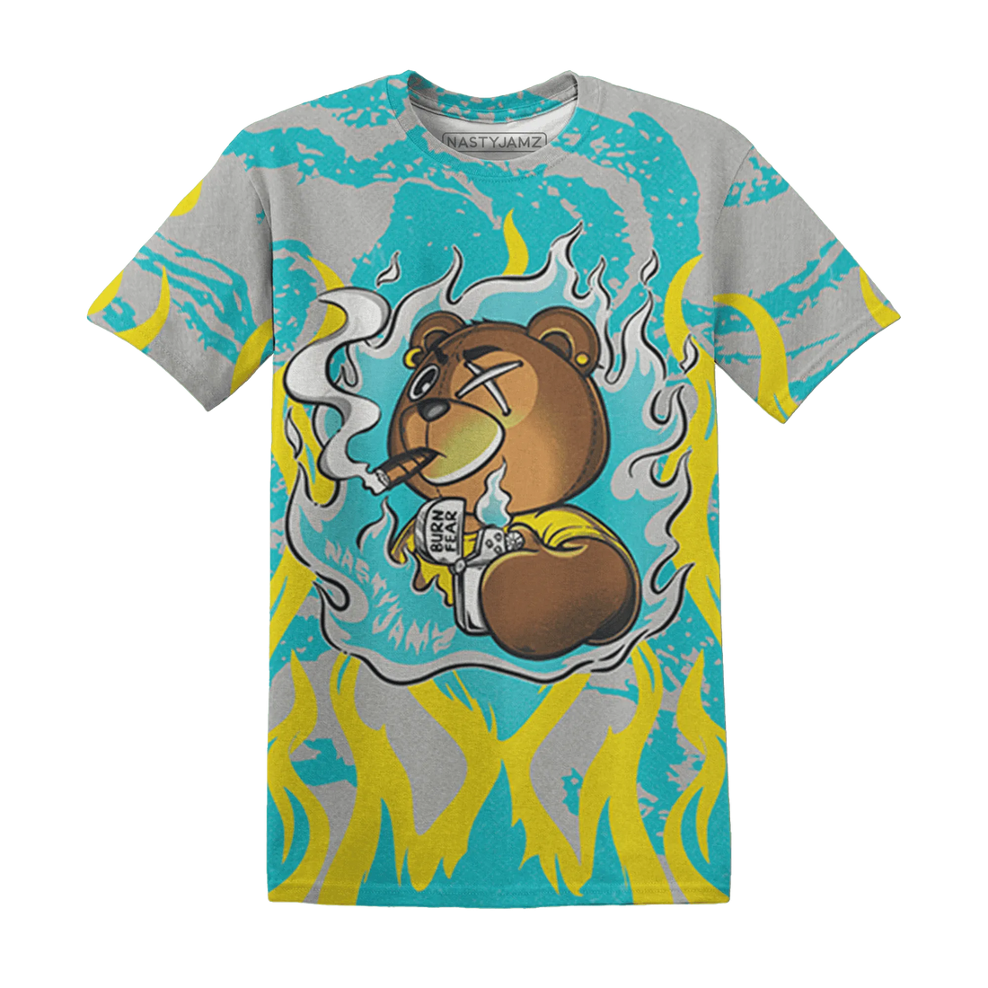 NBL-Cyan-Burst-9060-T-Shirt-Match-BER-Burn-Fear-3D
