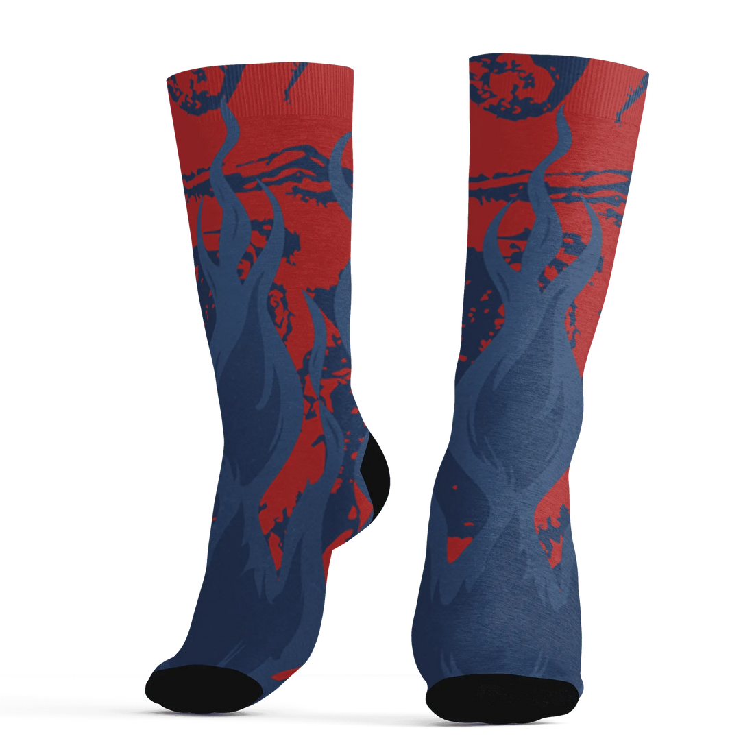 VaporMax-Air-Plus-Midnight-Navy-Gold-Black-Socks-Match-BER-Burn-Fear-3D