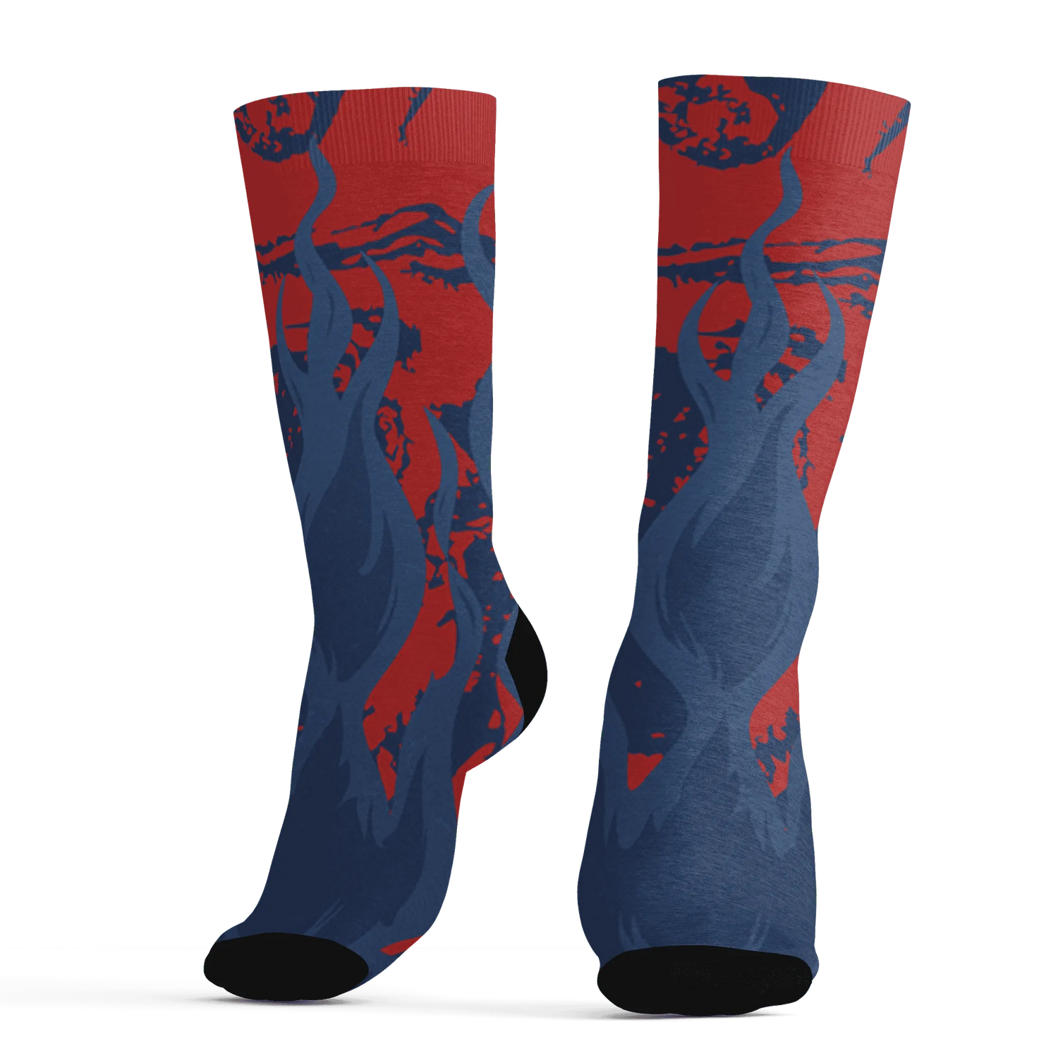 VaporMax-Air-Plus-Midnight-Navy-Gold-Black-Socks-Match-BER-Burn-Fear-3D