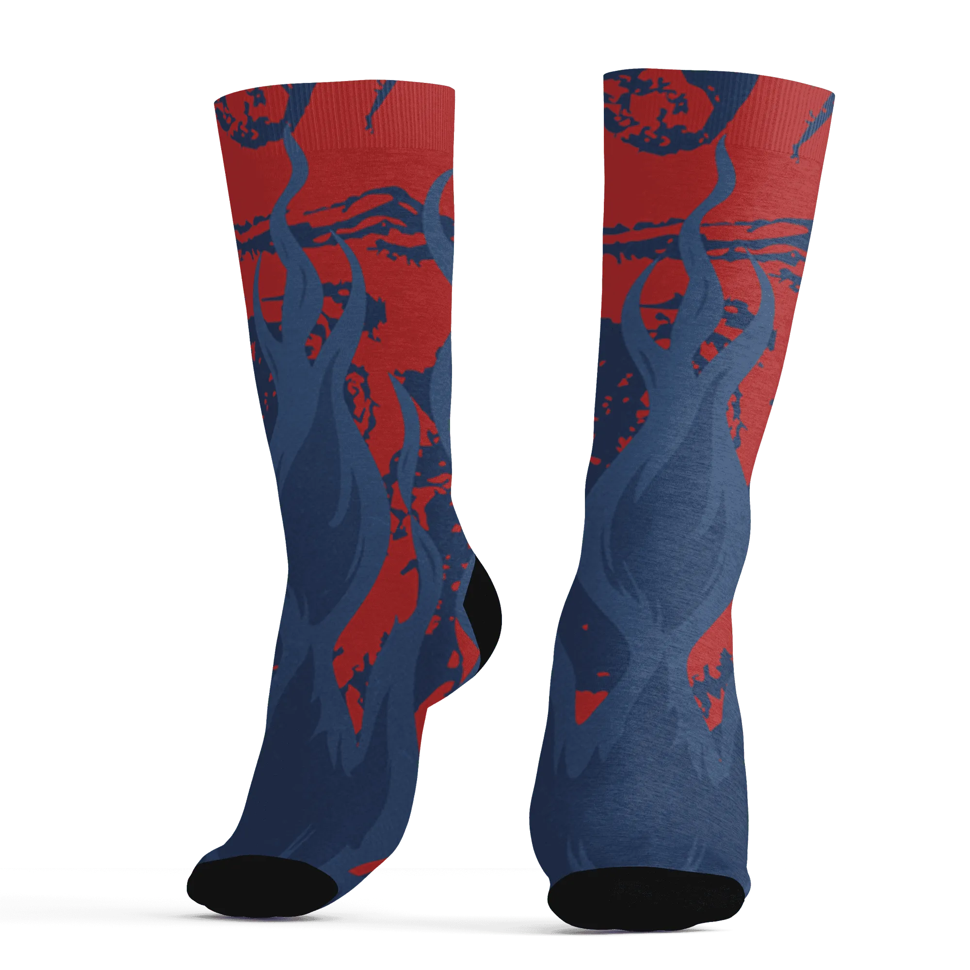VaporMax-Air-Plus-Midnight-Navy-Gold-Black-Socks-Match-BER-Burn-Fear-3D