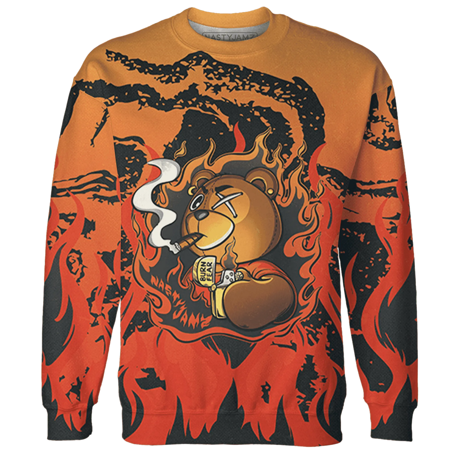 VaporMax-Crimson-Total-Orange-Plus-Sweatshirt-Match-BER-Burn-Fear-3D