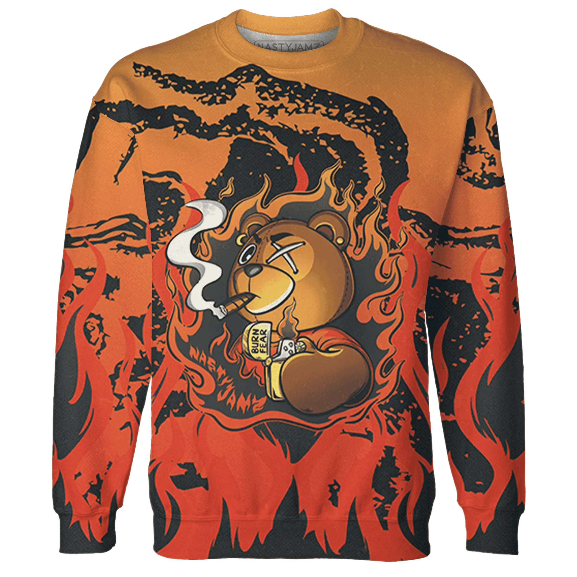 VaporMax-Crimson-Total-Orange-Plus-Sweatshirt-Match-BER-Burn-Fear-3D