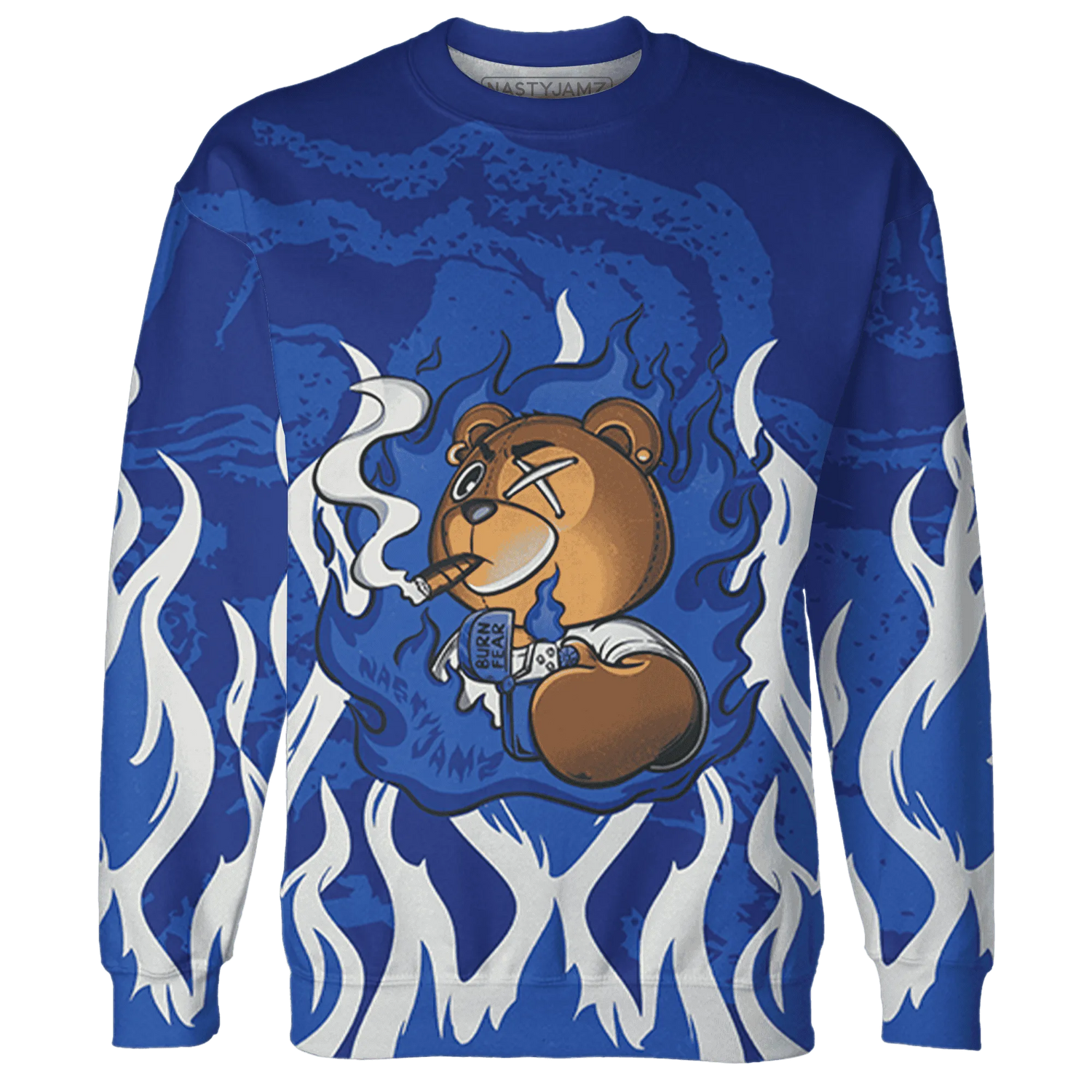VaporMax-Game-Royal-Blue-Sweatshirt-Match-BER-Burn-Fear-3D