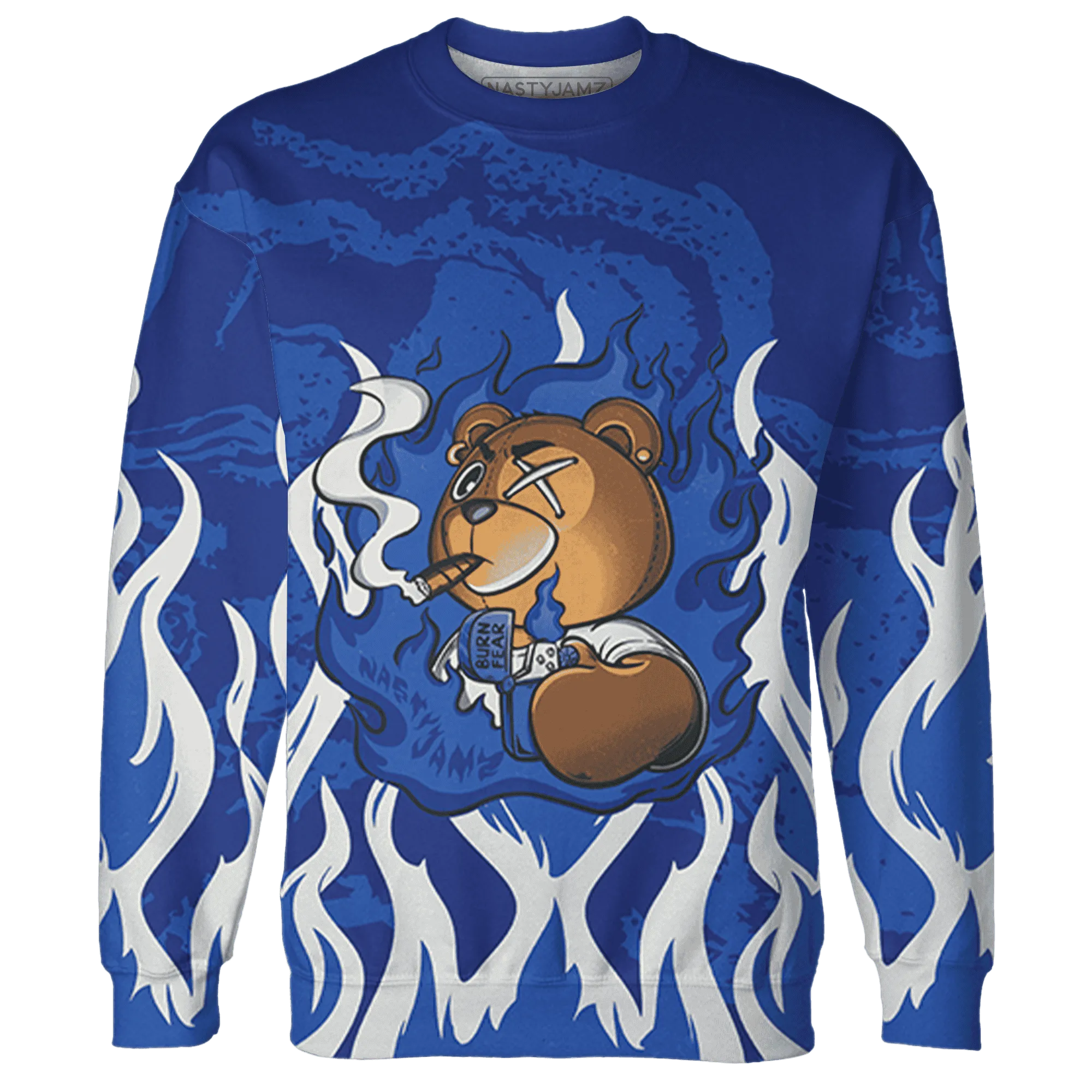 VaporMax-Game-Royal-Blue-Sweatshirt-Match-BER-Burn-Fear-3D