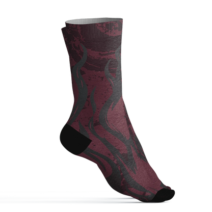 VaporMax-Night-Maron-Burgundy-Socks-Match-BER-Burn-Fear-3D
