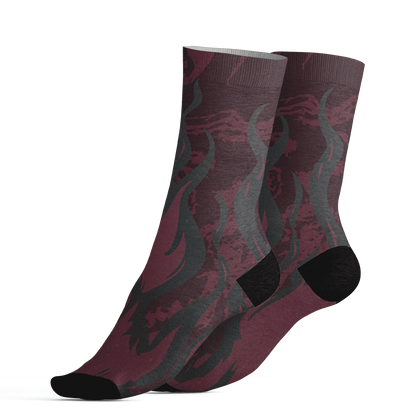 VaporMax-Night-Maron-Burgundy-Socks-Match-BER-Burn-Fear-3D