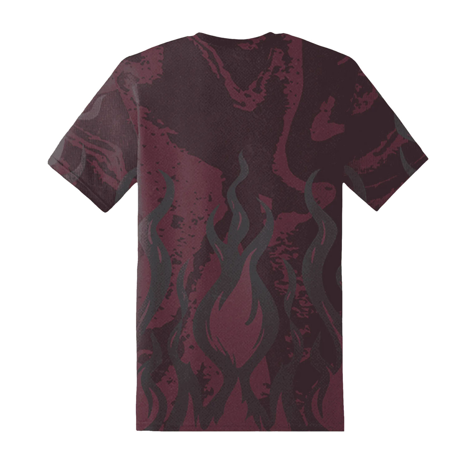 VaporMax-Night-Maron-Burgundy-T-Shirt-Match-BER-Burn-Fear-3D