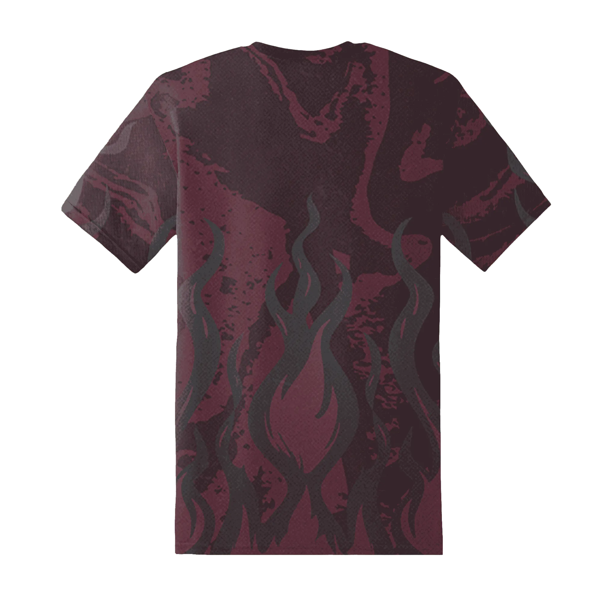 VaporMax-Night-Maron-Burgundy-T-Shirt-Match-BER-Burn-Fear-3D