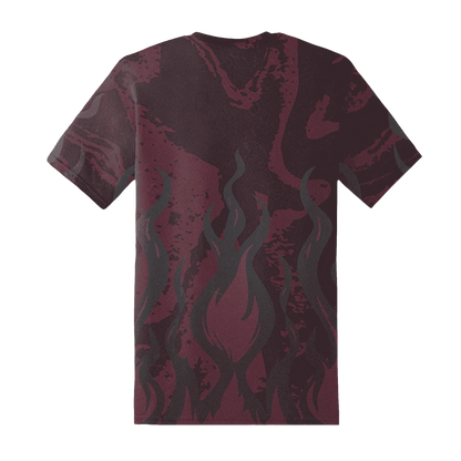 VaporMax-Night-Maron-Burgundy-T-Shirt-Match-BER-Burn-Fear-3D
