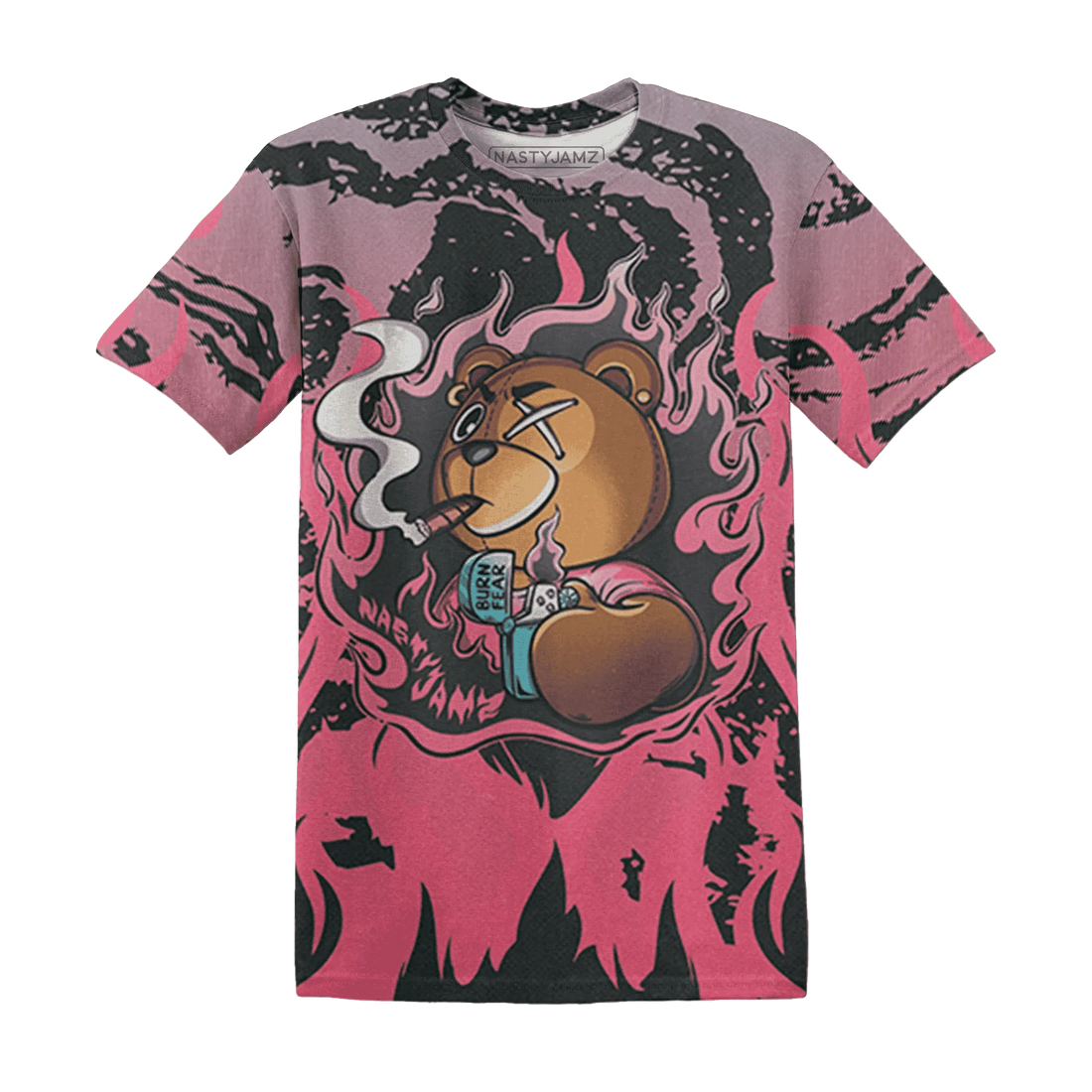 VaporMax-Plus-South-Beach-T-Shirt-Match-BER-Burn-Fear-3D