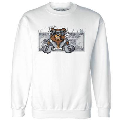 Mid Diffused Blue Grey 1s Sweatshirt Match BER Dollar - NastyJamz