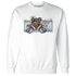 Mid Diffused Blue Grey 1s Sweatshirt Match BER Dollar - NastyJamz