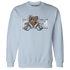 Mid Diffused Blue Grey 1s Sweatshirt Match BER Dollar - NastyJamz