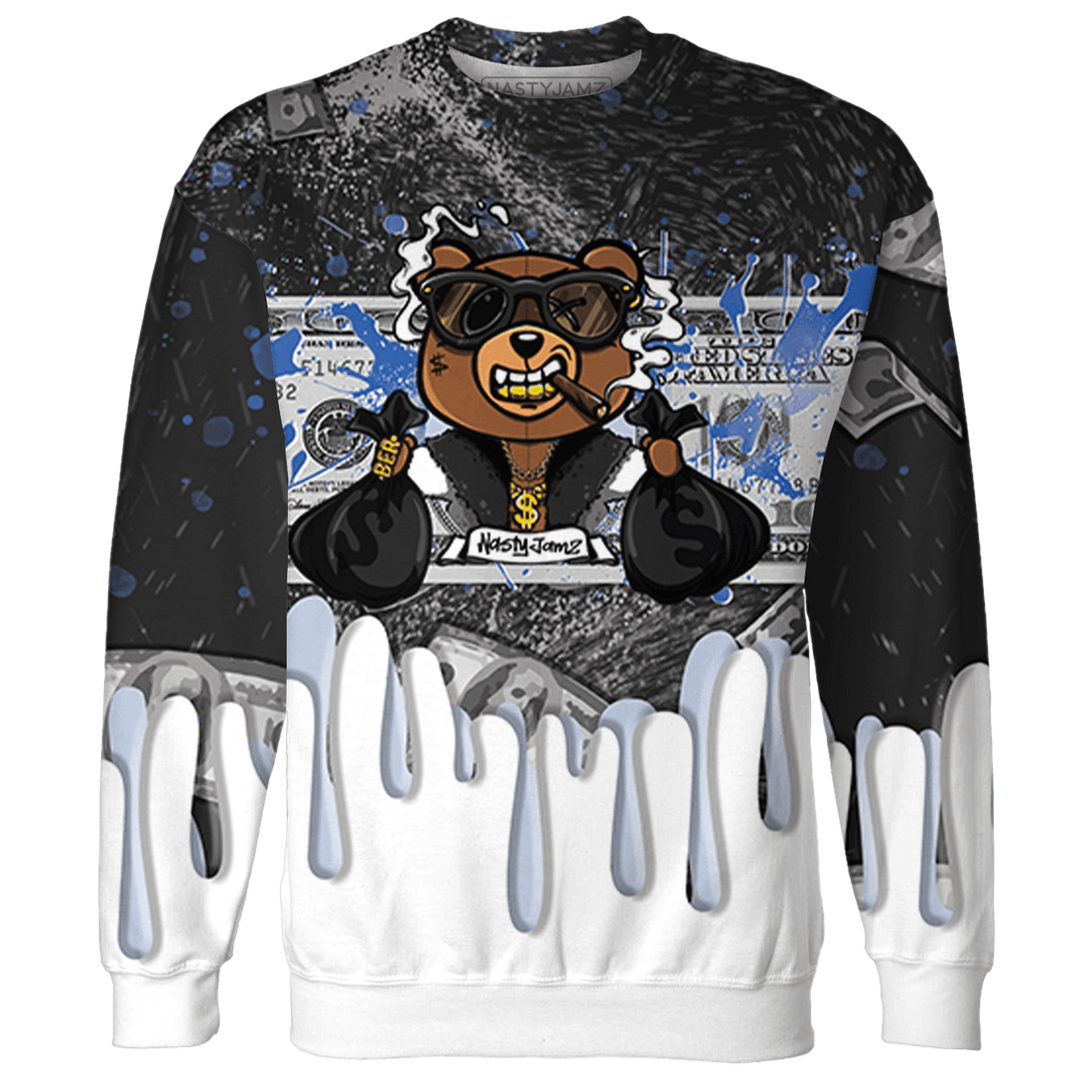 Low Space Jamz 11s Sweatshirt Match BER Dollar 3D All-Over Print - NastyJamz