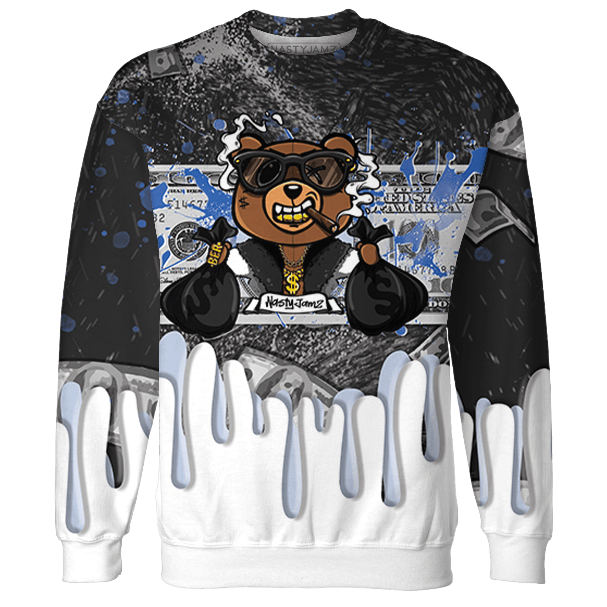 Low Space Jamz 11s Sweatshirt Match BER Dollar 3D All-Over Print - NastyJamz