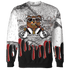 Retro Red Taxi 12s Sweatshirt Match BER Dollar 3D All-Over Print - NastyJamz