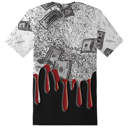 Retro Red Taxi 12s T Shirt Match BER Dollar 3D All-Over Print - NastyJamz