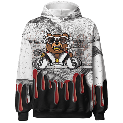 Retro Red Taxi 12s Hoodie Match BER Dollar 3D All-Over Print - NastyJamz