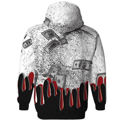 Retro Red Taxi 12s Hoodie Match BER Dollar 3D All-Over Print - NastyJamz