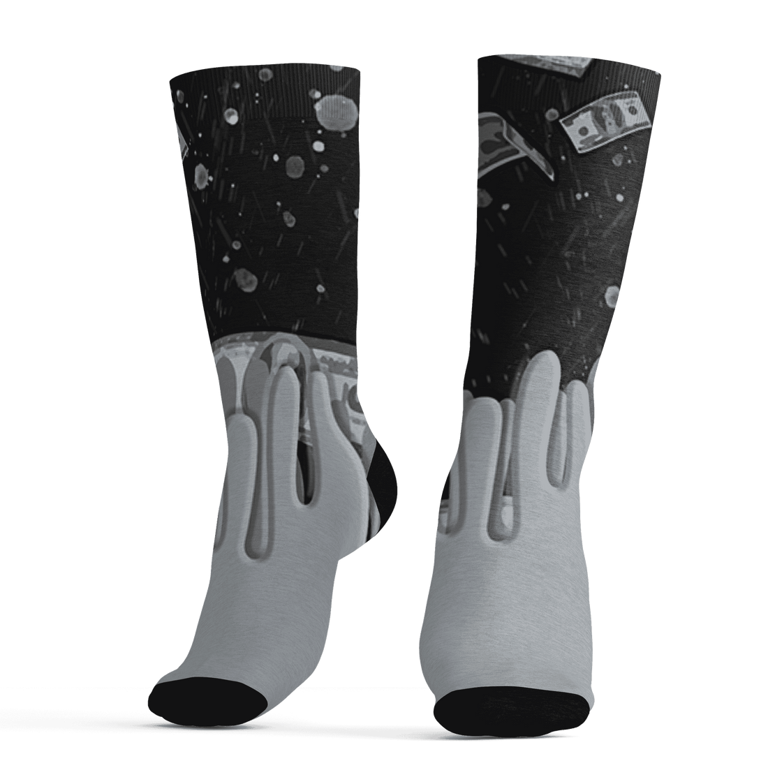 Wolf-Grey-12s-Socks-Match-BER-Dollar-3D