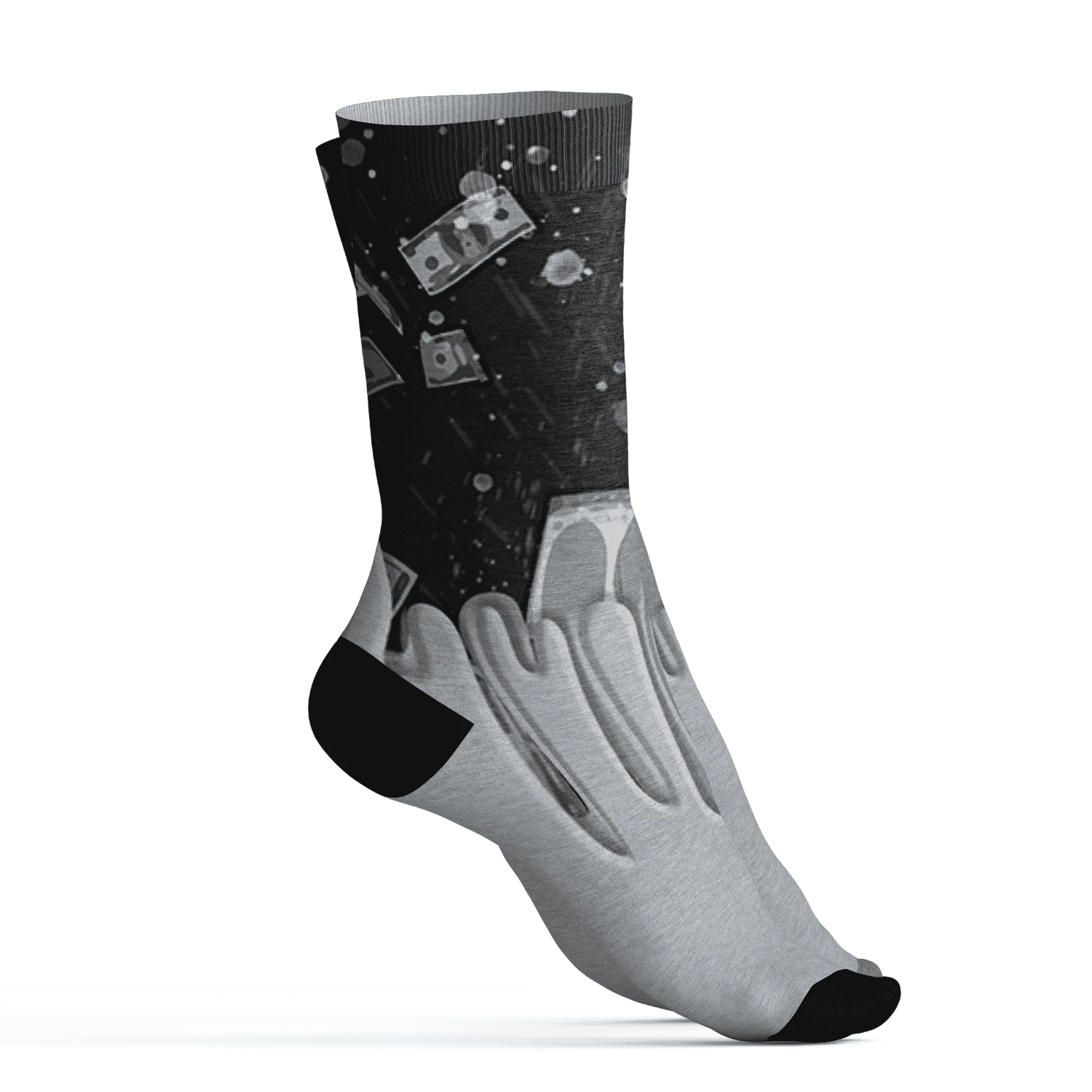 Wolf-Grey-12s-Socks-Match-BER-Dollar-3D