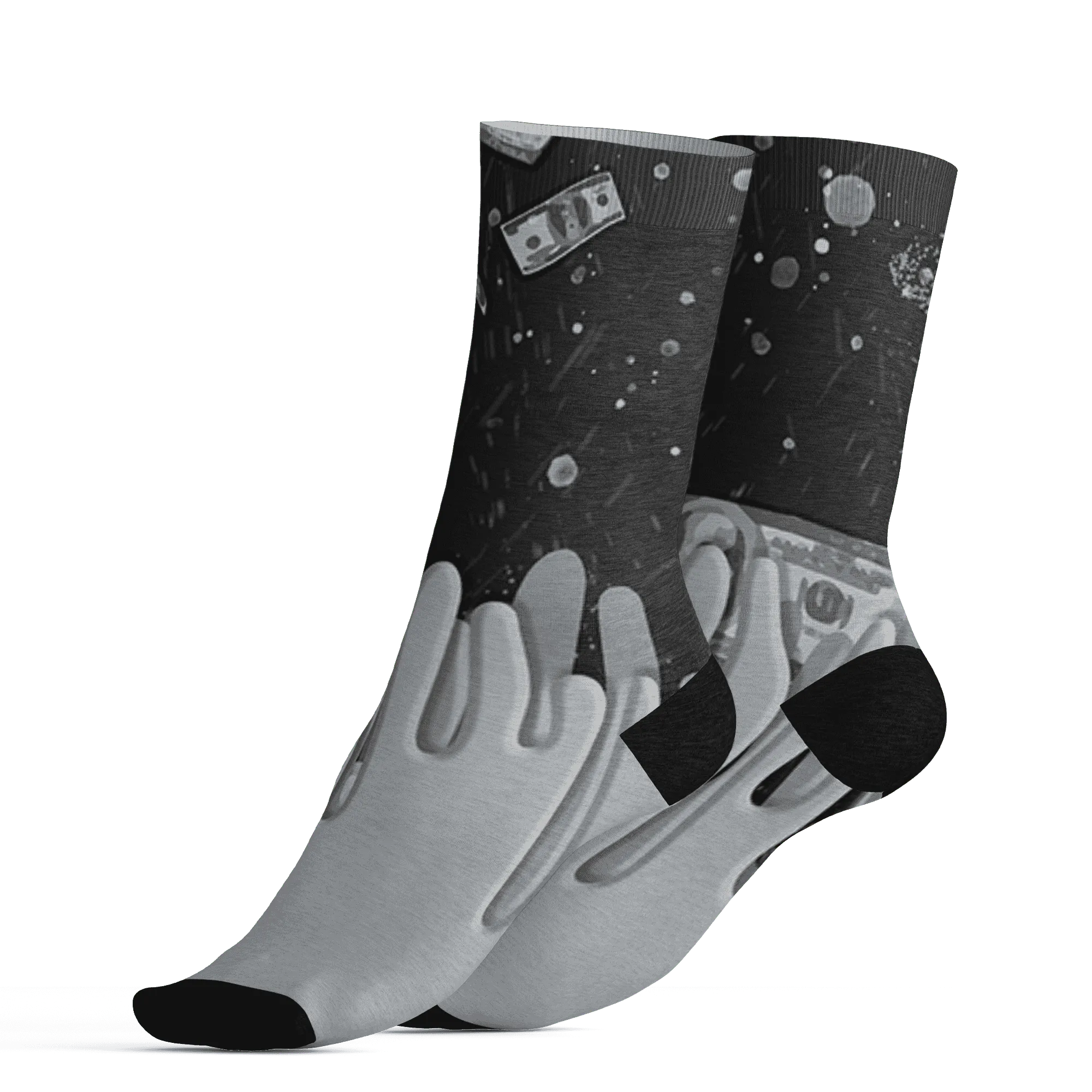 Wolf-Grey-12s-Socks-Match-BER-Dollar-3D