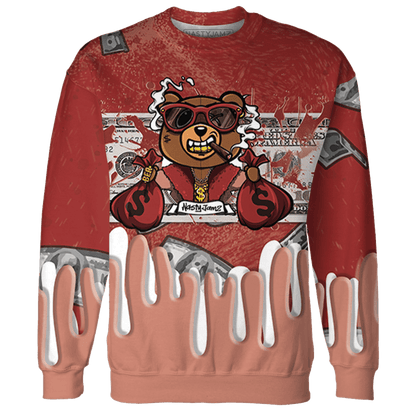 Dune Red 13s Sweatshirt Match BER Dollar 3D All-Over Print - NastyJamz