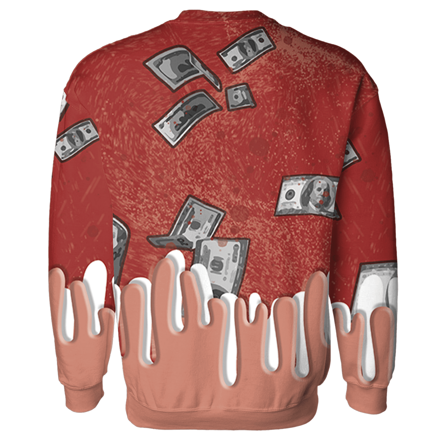 Dune Red 13s Sweatshirt Match BER Dollar 3D All-Over Print - NastyJamz