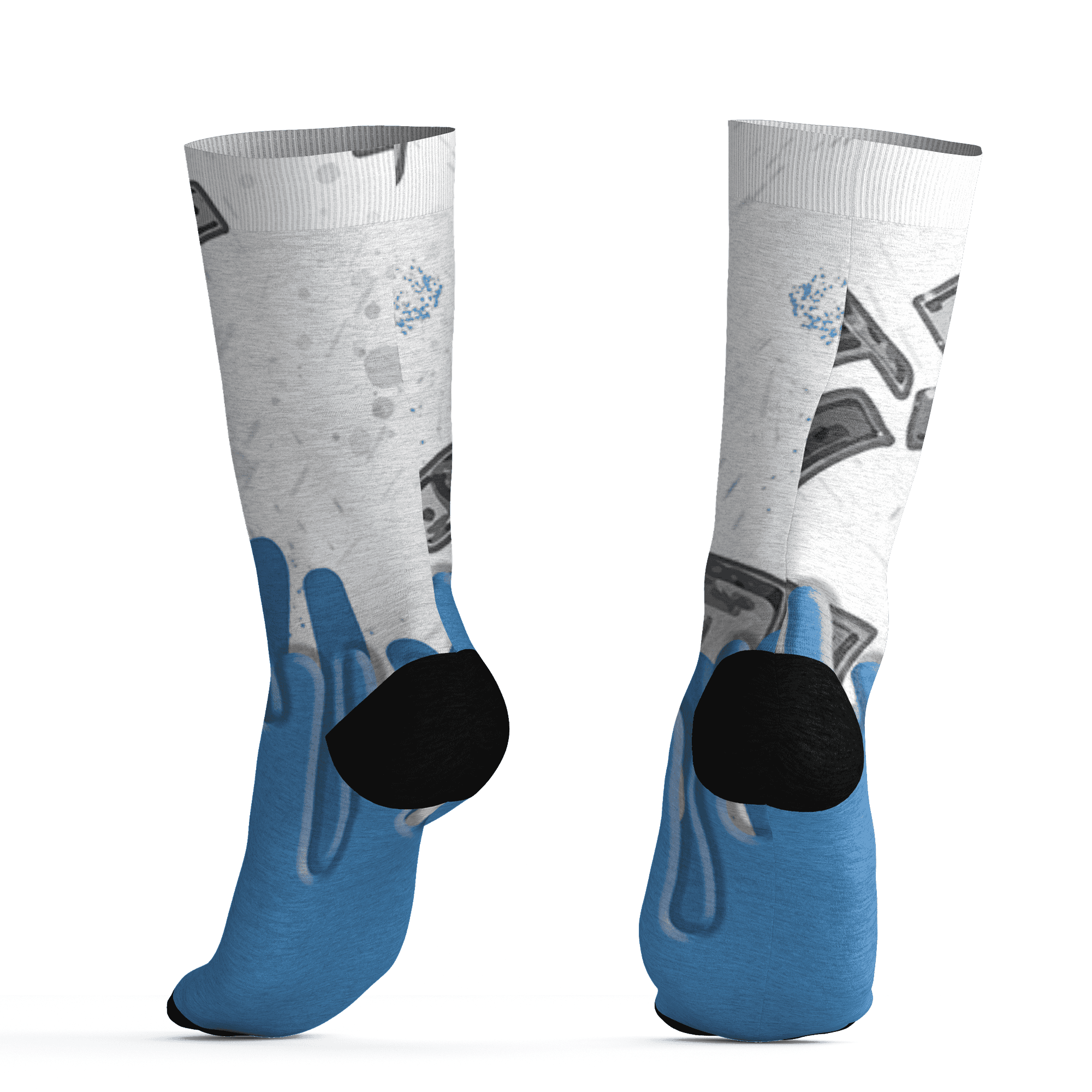 Carolina-Blue-Univercitii-17s-Socks-Match-BER-Dollar-3D