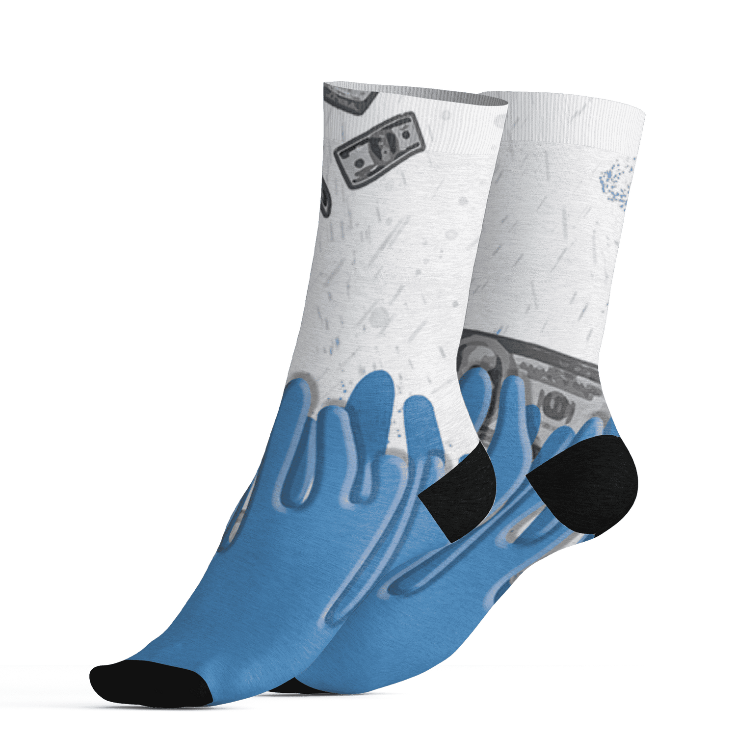 Carolina-Blue-Univercitii-17s-Socks-Match-BER-Dollar-3D