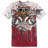 High 85 Metallic Burgundy 1s T Shirt Match BER Dollar 3D All-Over Print - NastyJamz