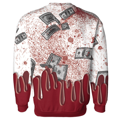 High 85 Metallic Burgundy 1s Sweatshirt Match BER Dollar 3D All-Over Print - NastyJamz
