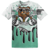 High OG Green Glow 1s T Shirt Match BER Dollar 3D All-Over Print - NastyJamz