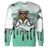High OG Green Glow 1s Sweatshirt Match BER Dollar 3D All-Over Print - NastyJamz